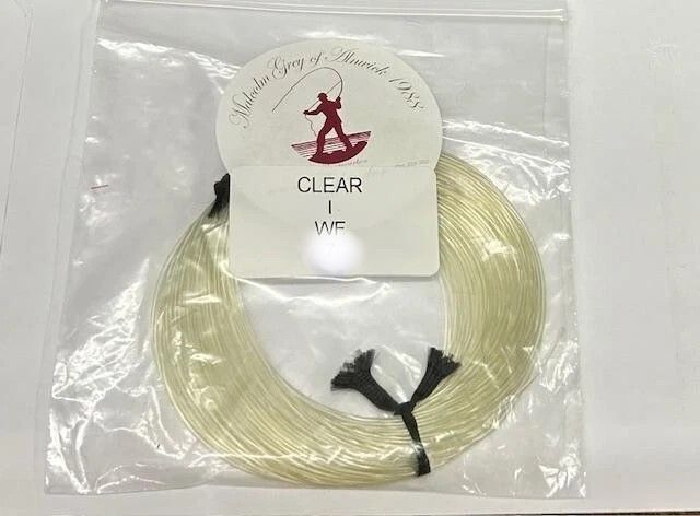 Slime Fly Line Clear Intermediate- With Braided Loops various Sizes