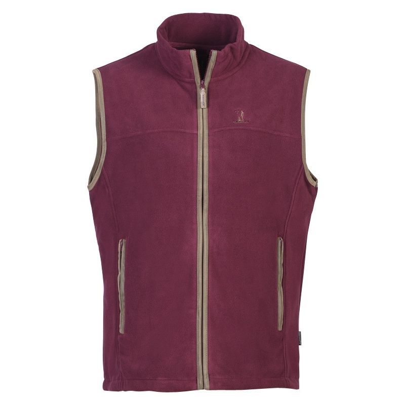 Fleece Gilet Percussion Bordeaux Fleece Gilet Percussion Bordeaux