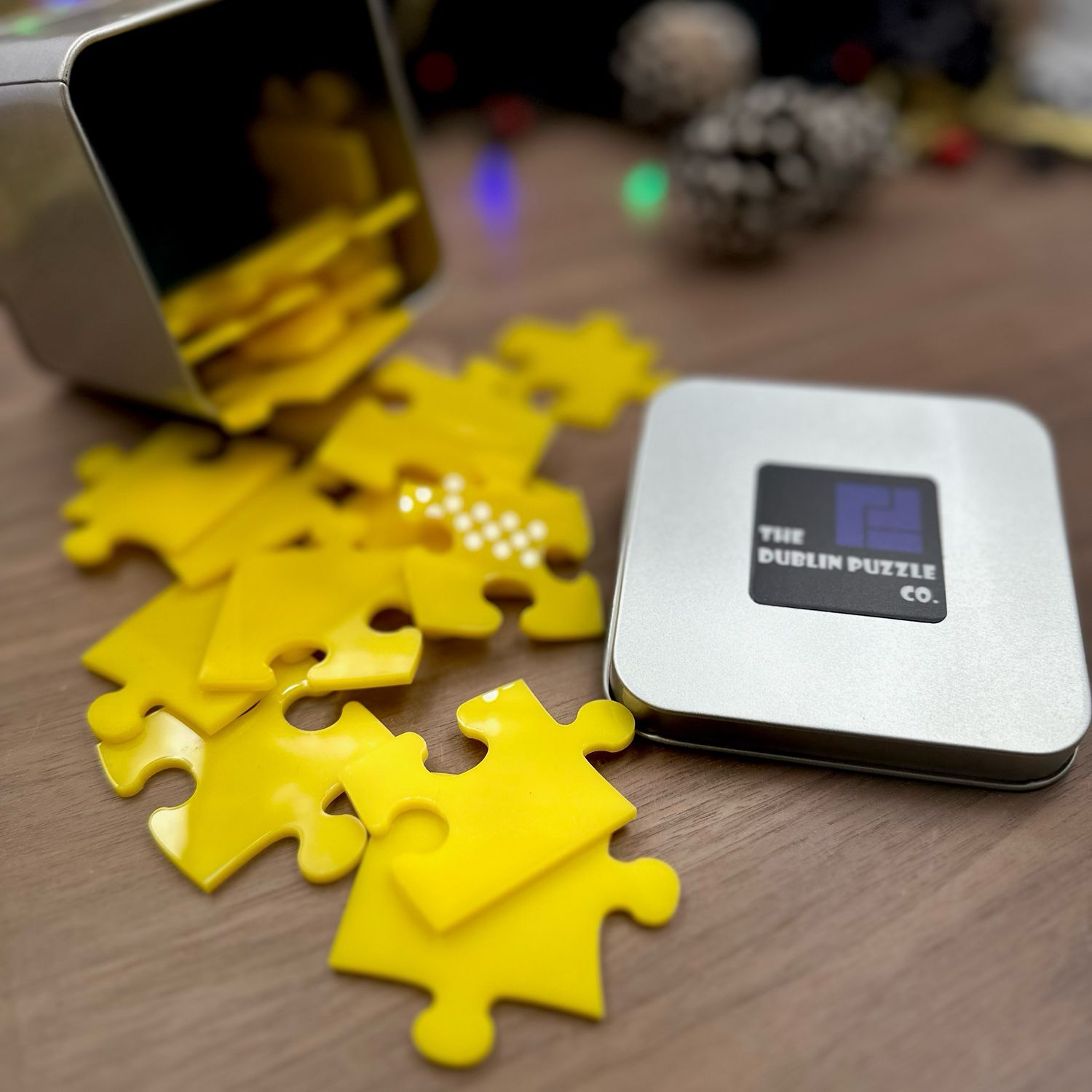 Yellow Acrylic Jigsaw Puzzle