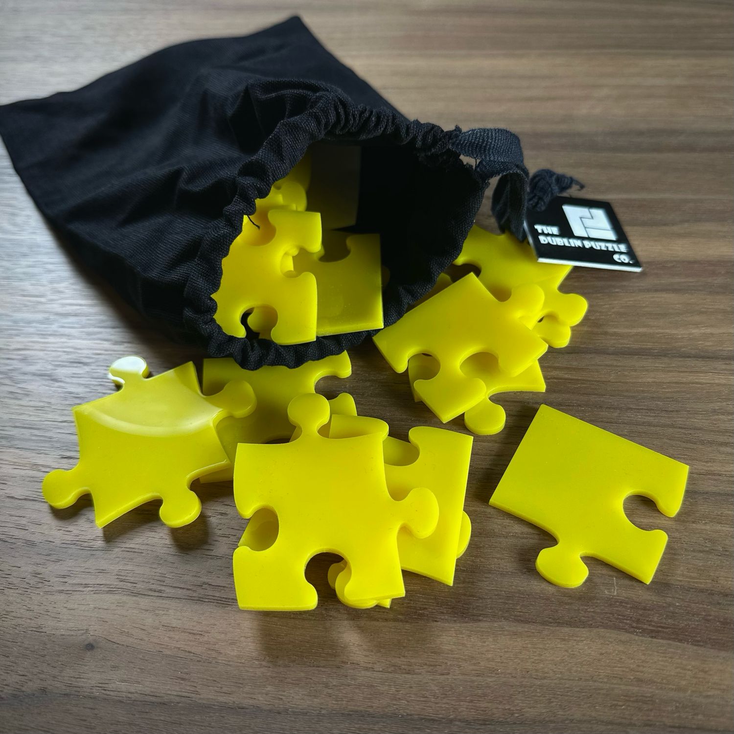 Yellow Acrylic Jigsaw Puzzle