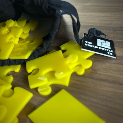 Yellow Acrylic Jigsaw Puzzle