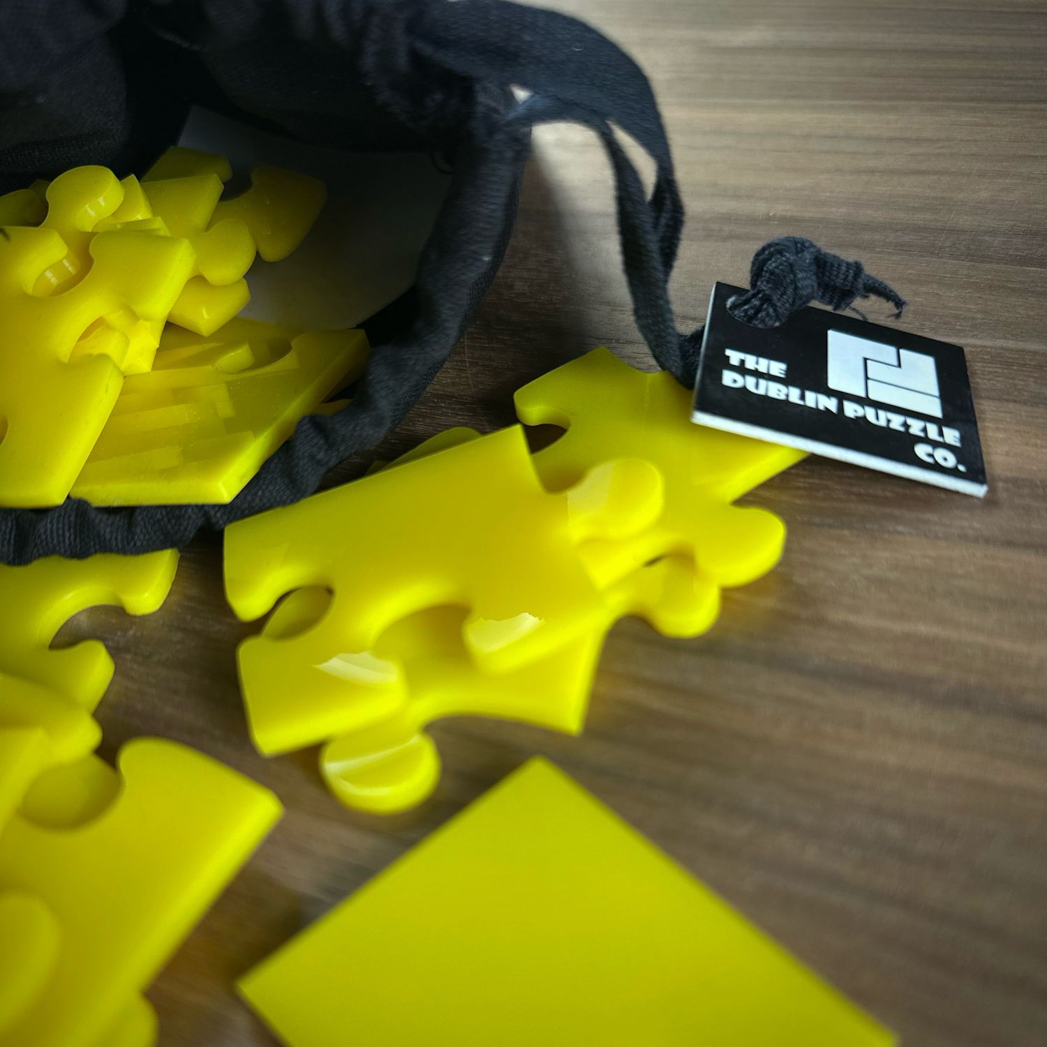Yellow Acrylic Jigsaw Puzzle