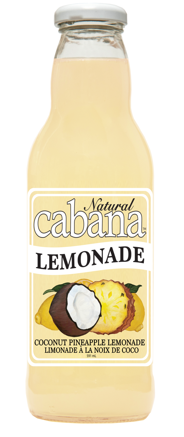 12 Pack Case Cabana Lemonade: Coconut Pineapple Lemonade