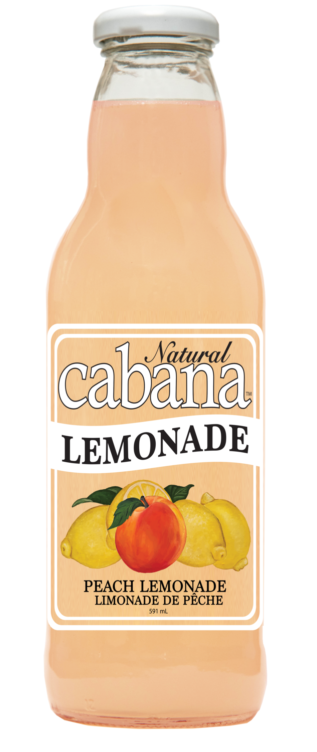 12 Pack Case Cabana Lemonade: Peach Lemonade