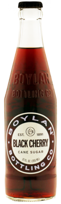 24 Pack Case Boylan Soda: Black Cherry *ALL NATURAL