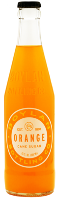 24 Pack Case Boylan Soda: Orange