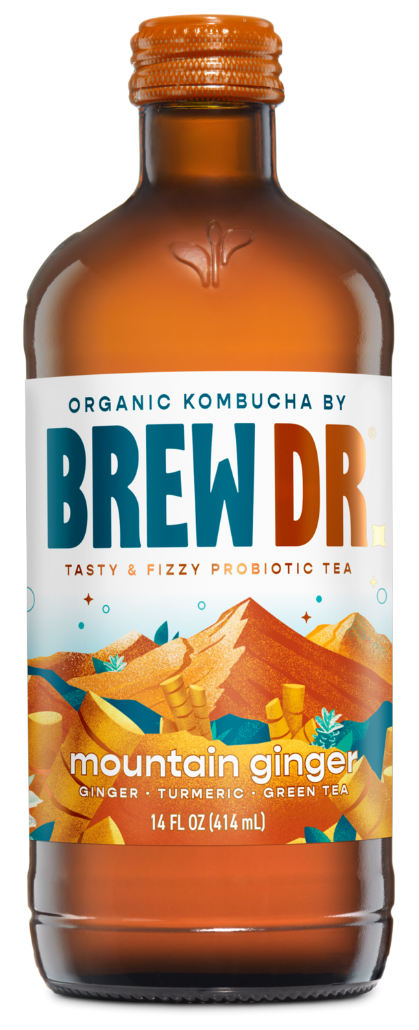 Brew Dr. Kombucha - MOUNTAIN GINGER