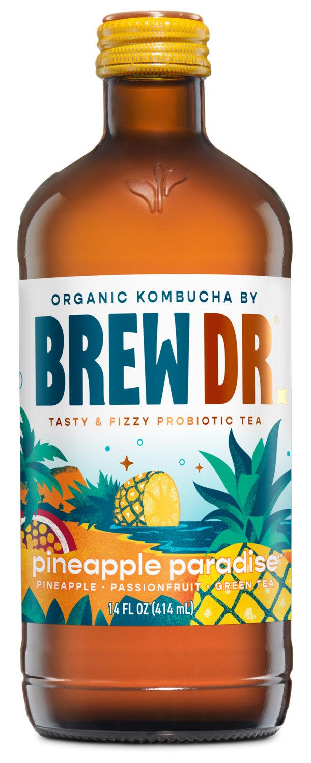 Brew Dr. Kombucha - PINEAPPLE PARADISE