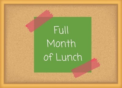 Full Month of Lunch - November 4th to November 27th