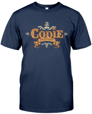 Codie Prevost Logo T-Shirt (Available in various colours)