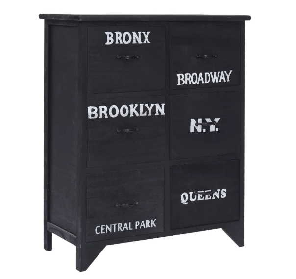 Armoire latérale New America style industriel