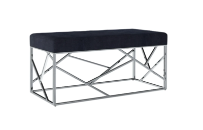 Banquette en velours OBLIQUA