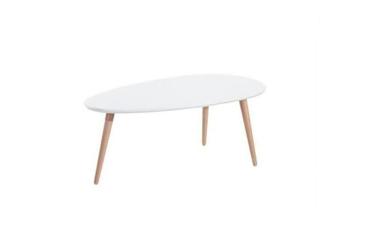 Table gigogne scandinave laquée BLANC
