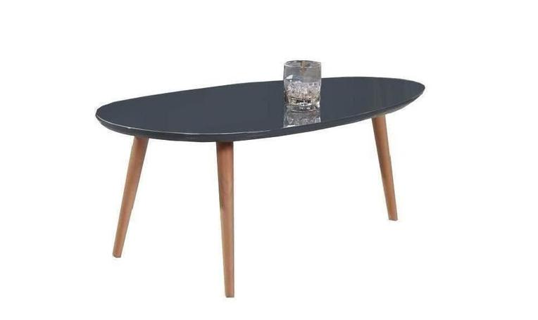 Table gigogne scandinave laquée GRISE