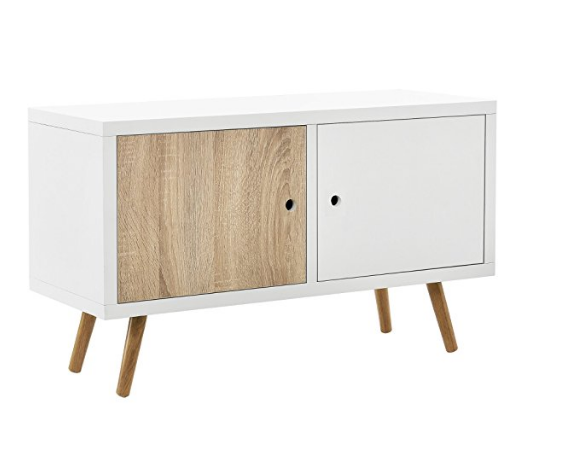 Buffet bas scandinave bi-colore