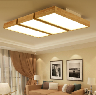 Plafonnier scandinave rectangulaire