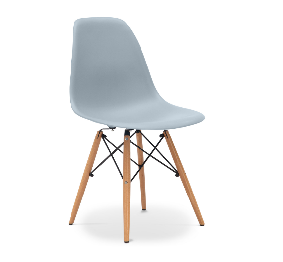 Chaise scandinave GRISE à l&#39;unité