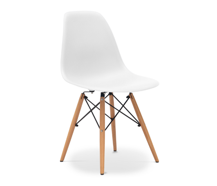 Chaise scandinave BLANCHE à l&#39;unité