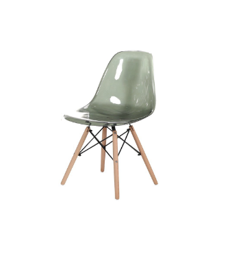 Lot de 4 x Chaises scandinave Translucide