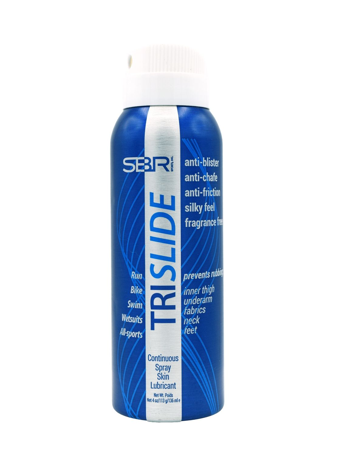 TRISLIDE Anti-Chafe Continuous Spray Skin Lubricant 4oz