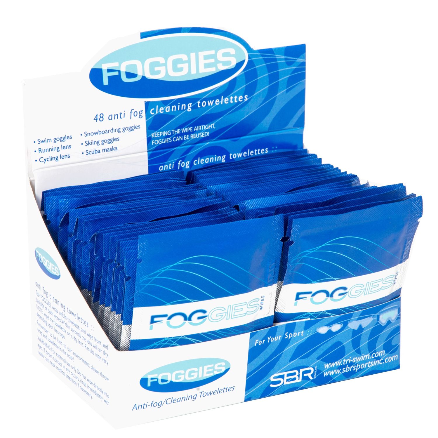 FOGGIES individual towelettes