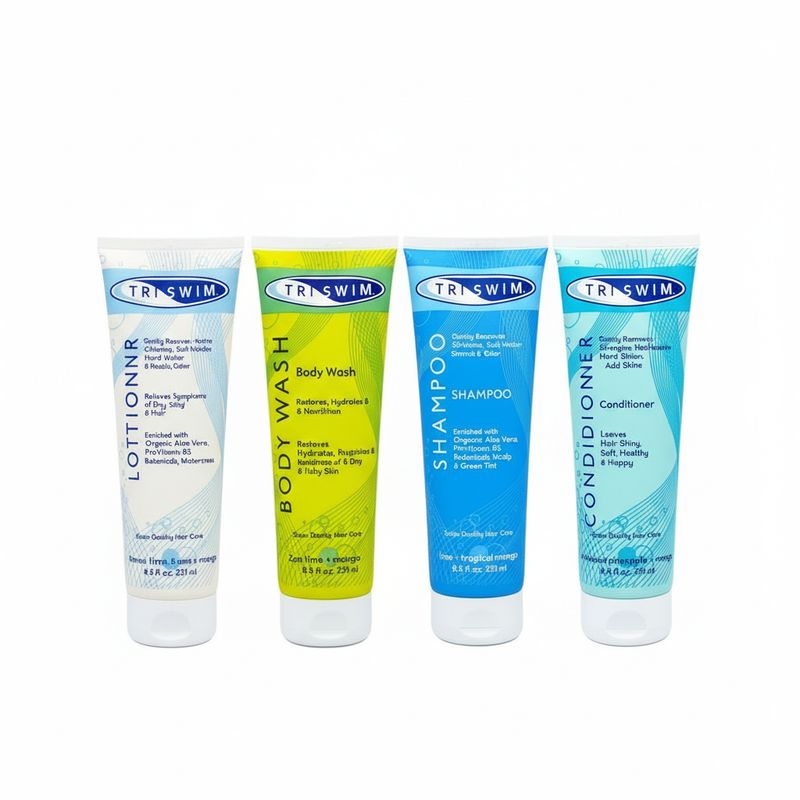 Tri Swim Bundle: Shampoo, Conditioner, Body Wash &amp; Lotion