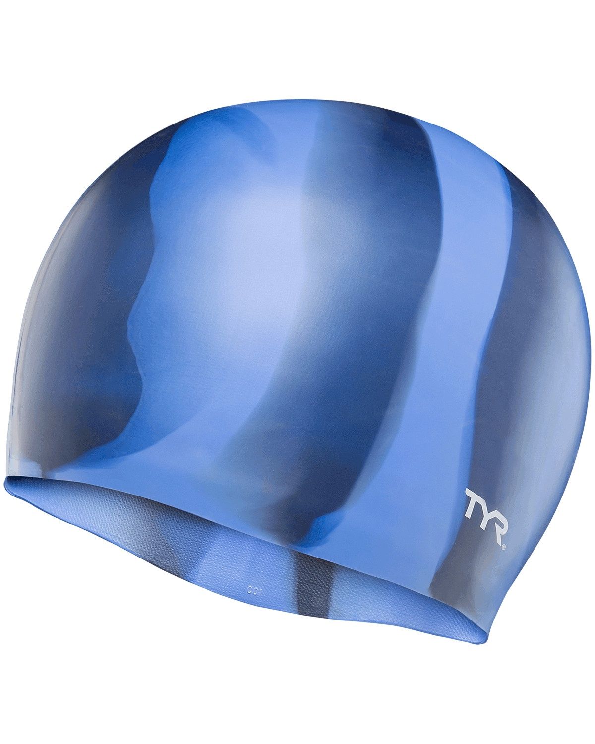 Adult Silicone Swim Cap - Multi-Color, Color: Blue