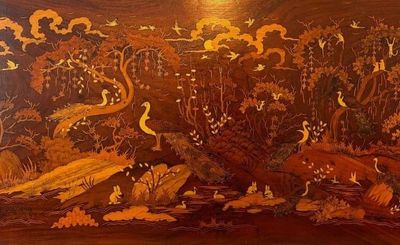 MARQUETRY/PARQUETRY (tables, wall hung panels)