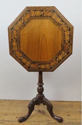 Marquetry/parquetry tables