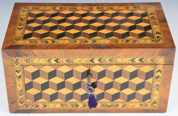 Tunbridge Louis cube box