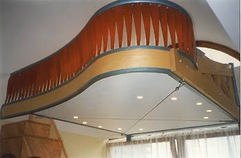 Cantilevered mezzanine bed & balustrade COMMISSION ONLY