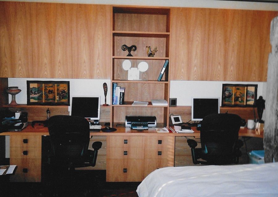Home office furniture in elm, COMMISSION ONLY Home office furniture in elm, COMMISSION ONLY