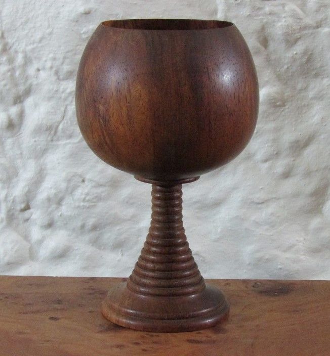 Rosewood goblet 93 diameter x 156mm