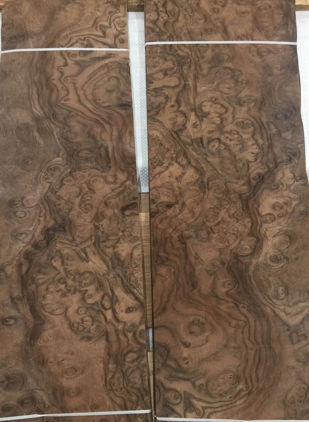 Walnut burry curl samples lacquered finish. Solid timber and veneer IN STOCK FOR COMMISSIONS