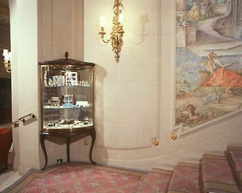 Traditional curved glass display cabinet, COMMISSION ONLY