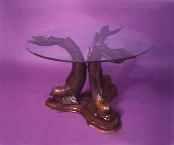 Fish leg table available in a variety of timber specie options, COMMISSION ONLY