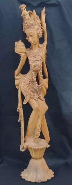 Indonesian Janger sculpture....a very good, tightly carved example of good size and quality