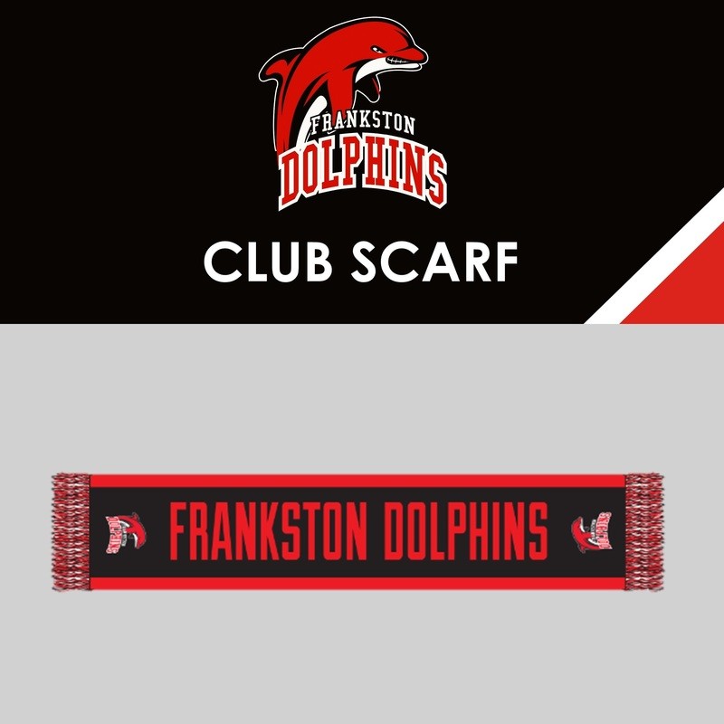 Club Scarf - red, white, black
