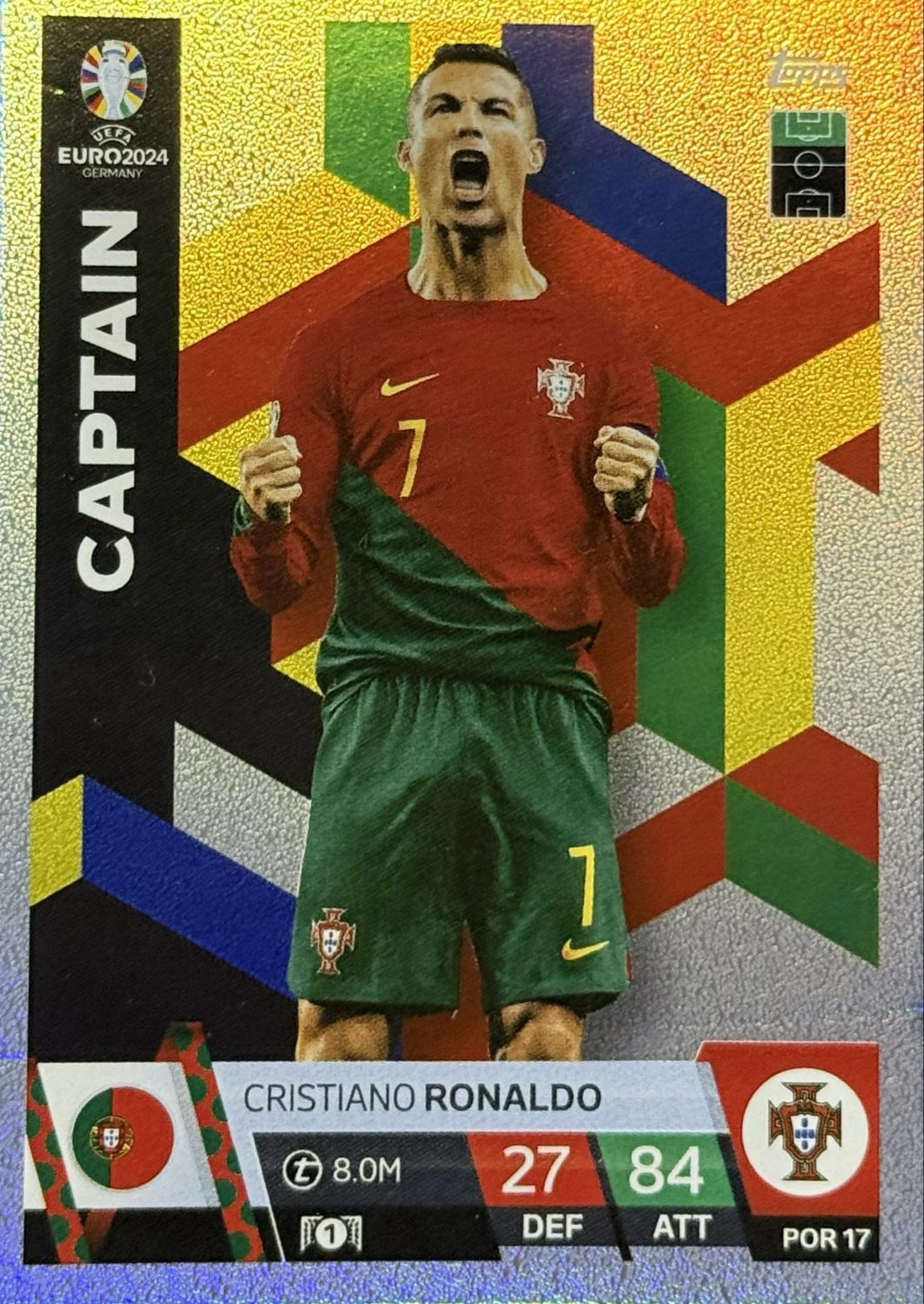 CRISTIANO RONALDO - Captain - Topps Match Attax - EURO 2024
