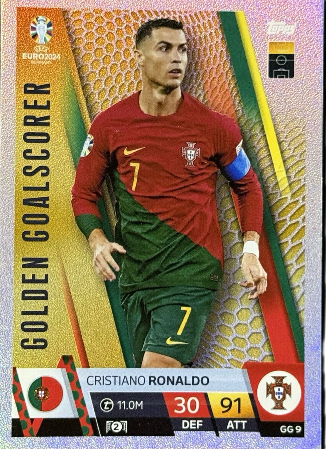 CRISTIANO RONALDO - Golden Goalscorer - Topps Match Attax - EURO 2024