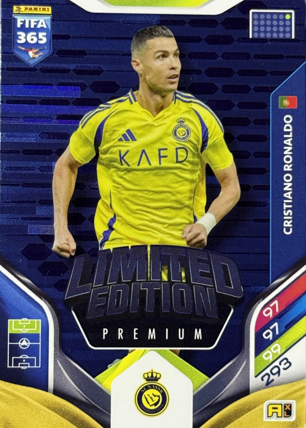 CRISTIANO RONALDO - Limited Edition Premium - Al Nassr - FIFA 365 - Panini Adrenalyn XL