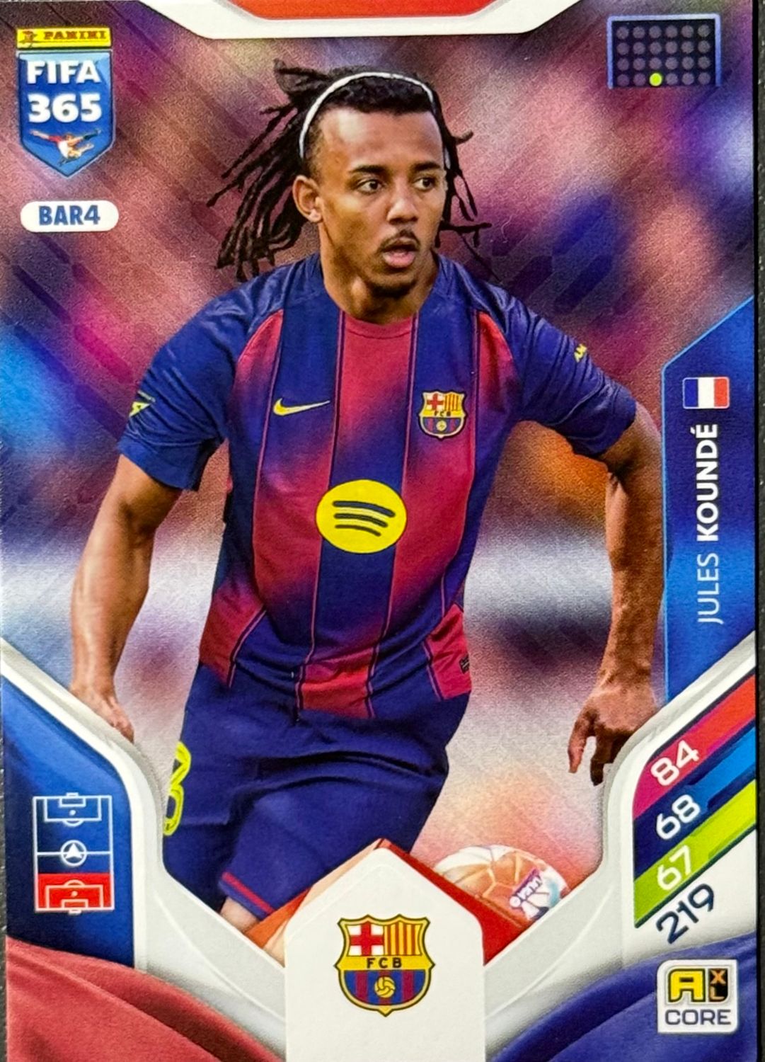 JULES KOUNDE - FC Barcelona - FIFA 365 -Panini Adrenalyn XL