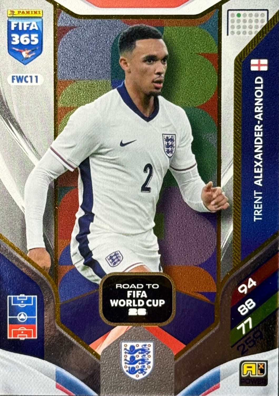 TRENT ALEXANDER-ARNOLD - Anglia - ROAD TO FIFA WORLD CUP 26 - FIFA 365 - Panini Adrenalyn XL