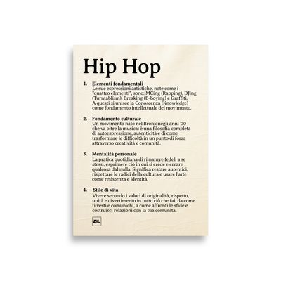 Hip Hop Definition Poster (English)