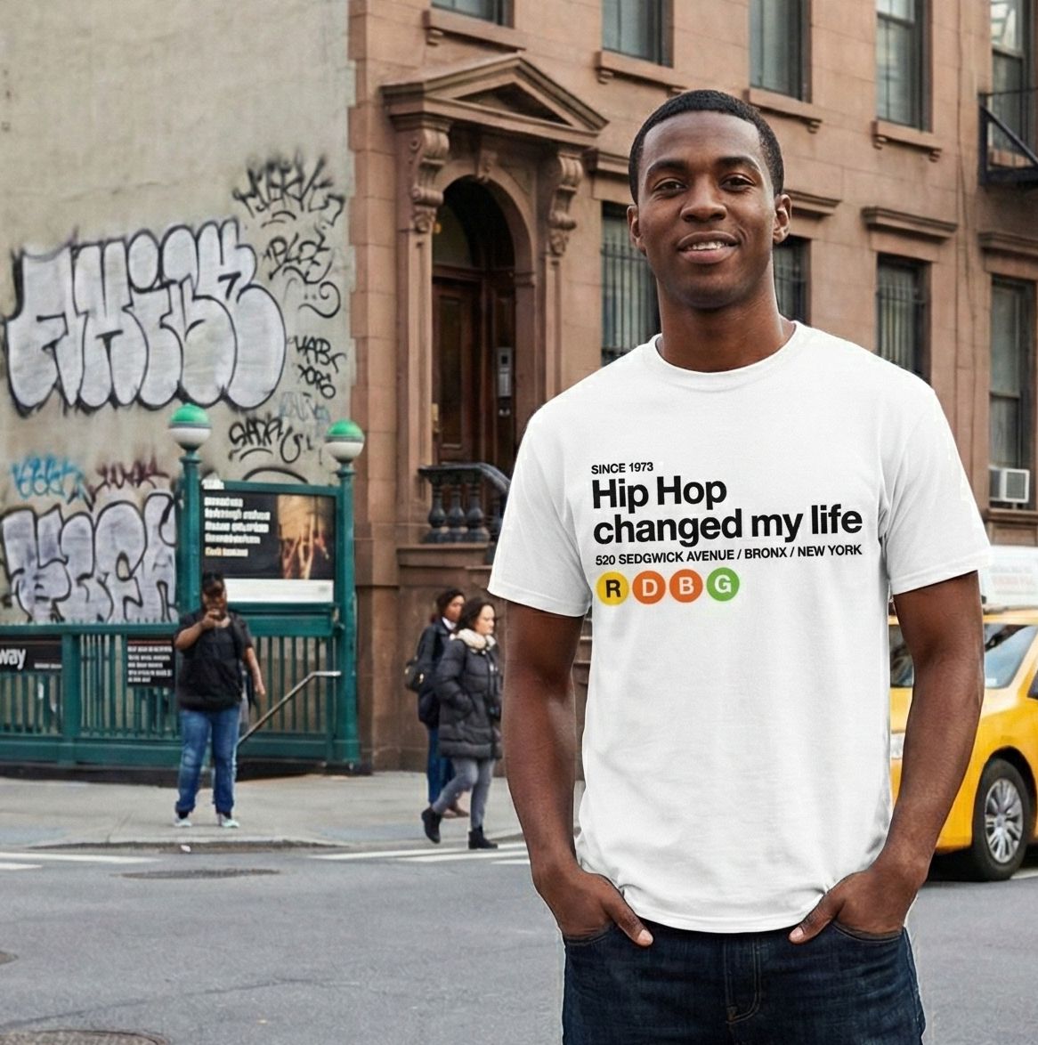 Hip Hop Changed My Life stile 2 (scritta nera)