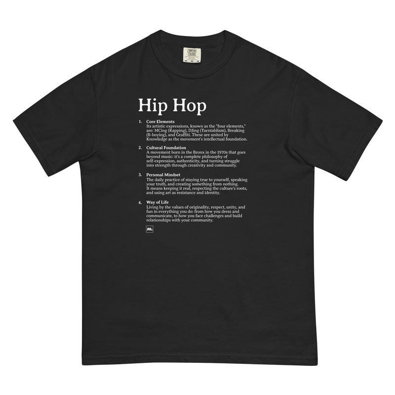 Hip Hop definition (white text - English) Hip Hop definition (white text - English)