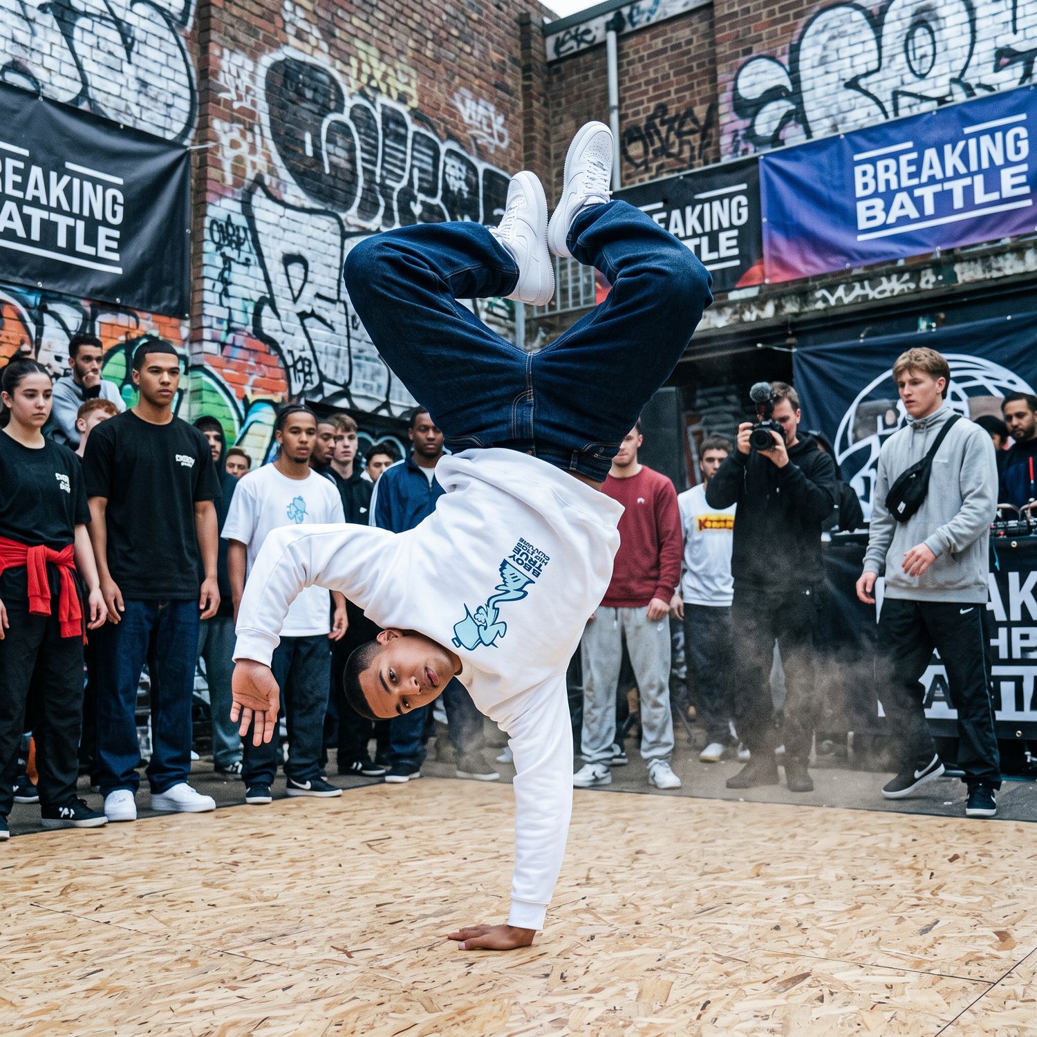 B.BOY TRUE HIP HOP CULTURE SWEATHIRT - DESIGN BY SHAONE B.BOY TRUE HIP HOP CULTURE SWEATHIRT - DESIGN BY SHAONE