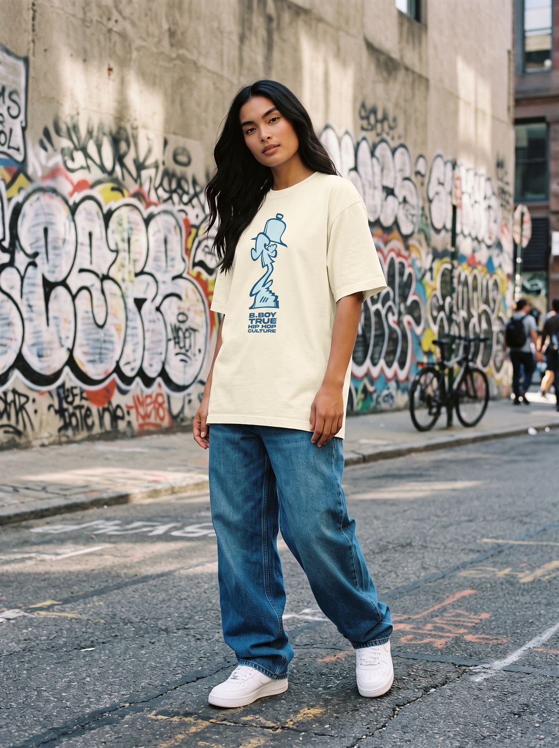 B.BOY TRUE HIP HOP CULTURE T-SHIRT - DESIGN BY SHAONE B.BOY TRUE HIP HOP CULTURE T-SHIRT - DESIGN BY SHAONE