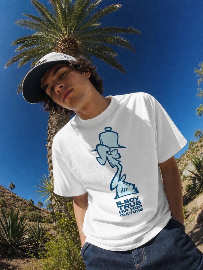 B.BOY TRUE HIP HOP CULTURE T-SHIRT - DESIGN BY SHAONE B.BOY TRUE HIP HOP CULTURE T-SHIRT - DESIGN BY SHAONE