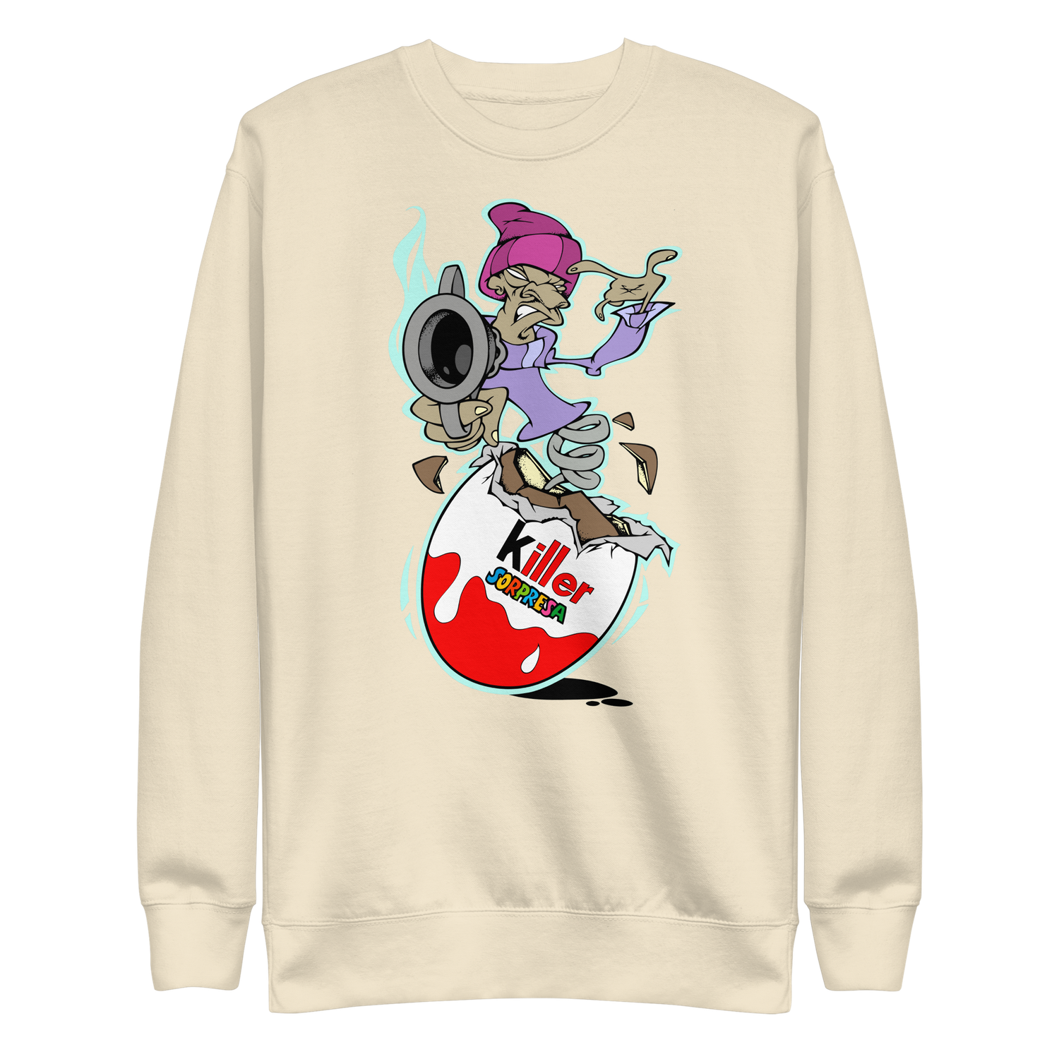 KILLER SORPRESA SWEATSHIRT - DESIGN BY SHAONE KILLER SORPRESA SWEATSHIRT - DESIGN BY SHAONE